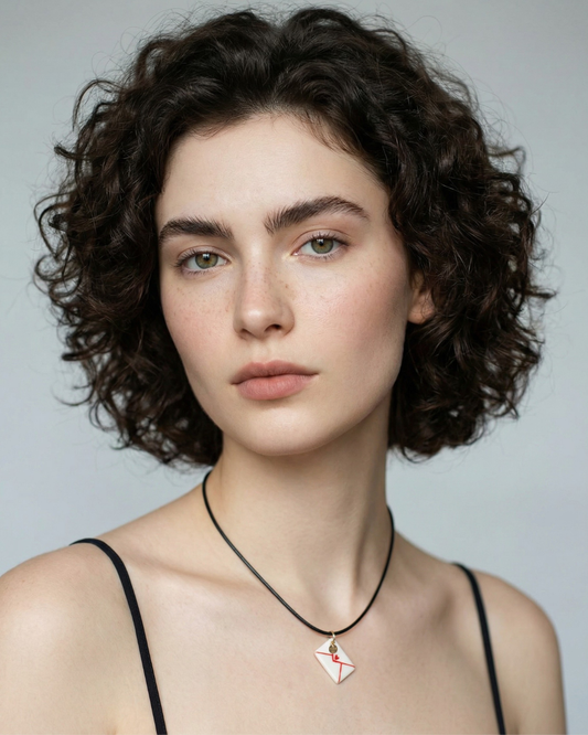 Charms - Busta d'Amore Ciondolo in Porcellana