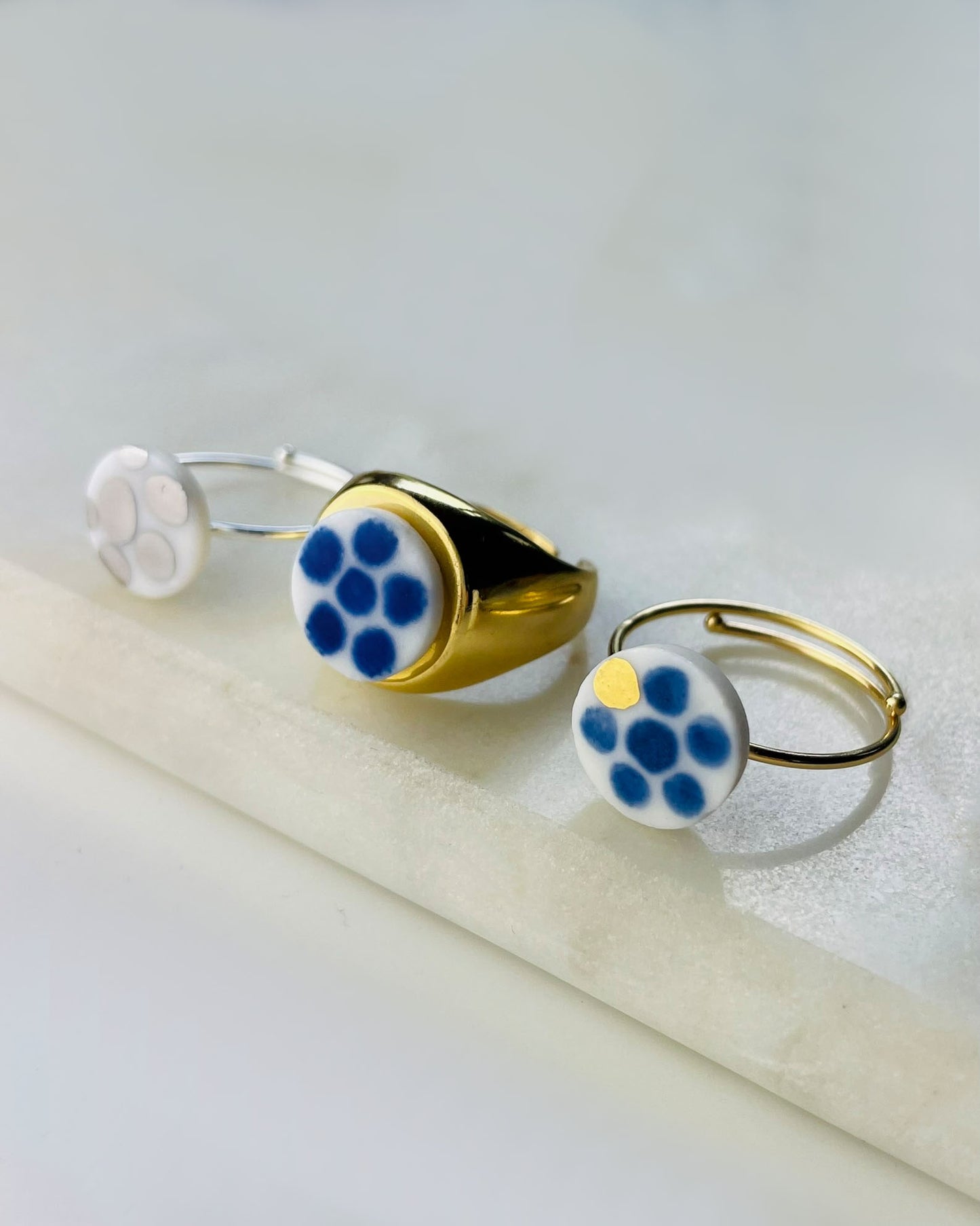 Anello Essential Blu