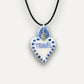 Charm – Cuore Travel Blu ciondolo in Porcellana