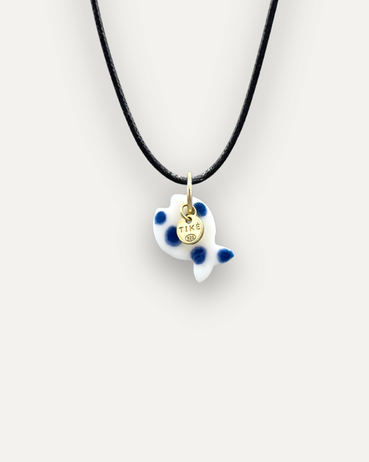 Charms - Porcellana Pesce Blu Pallini