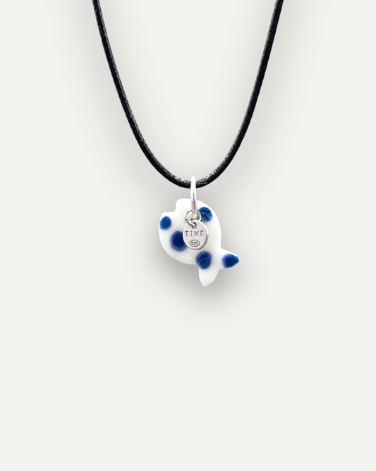 Charms - Porcellana Pesce Blu Pallini