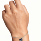 Bracciale Argento - Cuore con foglia in Porcellana