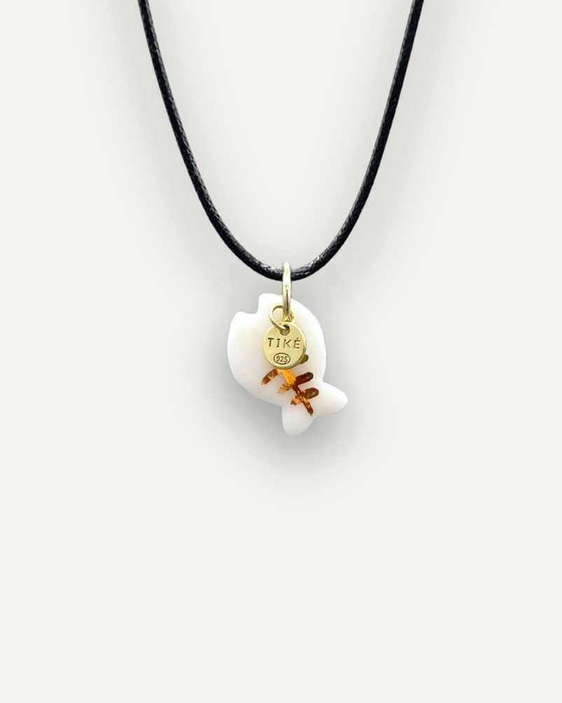 Charms - Porcellana Pesce Bianco Lisca