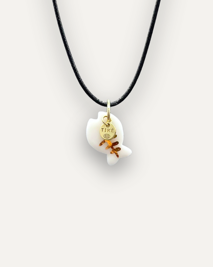 Charms - Porcellana Pesce Bianco Lisca