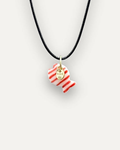 Charms - Porcellana Pesce Rosso Righe