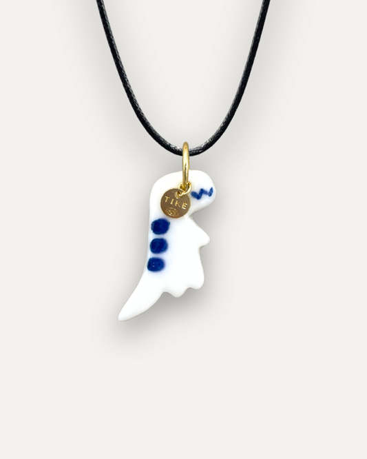 Charms - Dino Blu Ciondolo in Porcellana