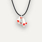 Charms - Porcellana Pesce Rosso Pallini