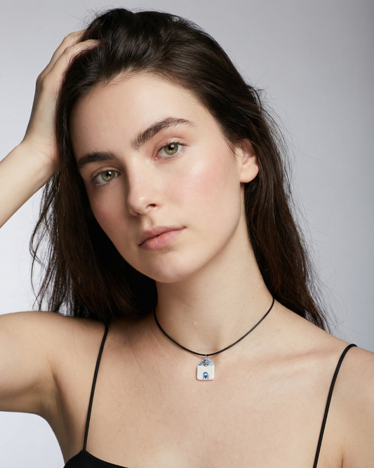 Charms - Trullo Blu Ciondolo in Porcellana