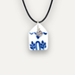 Charms - Casetta Blu Ciondolo in Porcellana