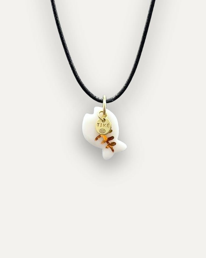 Charms - Porcellana Pesce Bianco Lisca