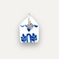 Charms - Casetta Blu Ciondolo in Porcellana
