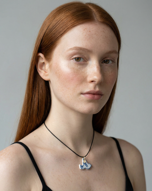 Charms - Colomba Blu Ciondolo in Porcellana