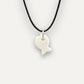Charms - Porcellana Pesce Platino Righe