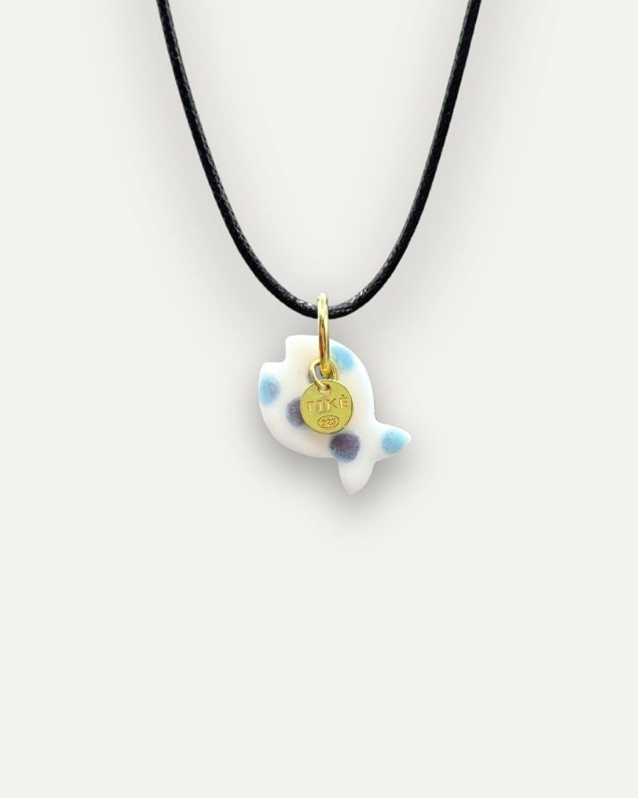 Charms - Porcellana Pesce Azzurro Melange Pallini