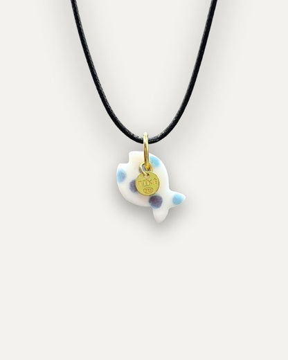 Charms - Porcellana Pesce Azzurro Melange Pallini