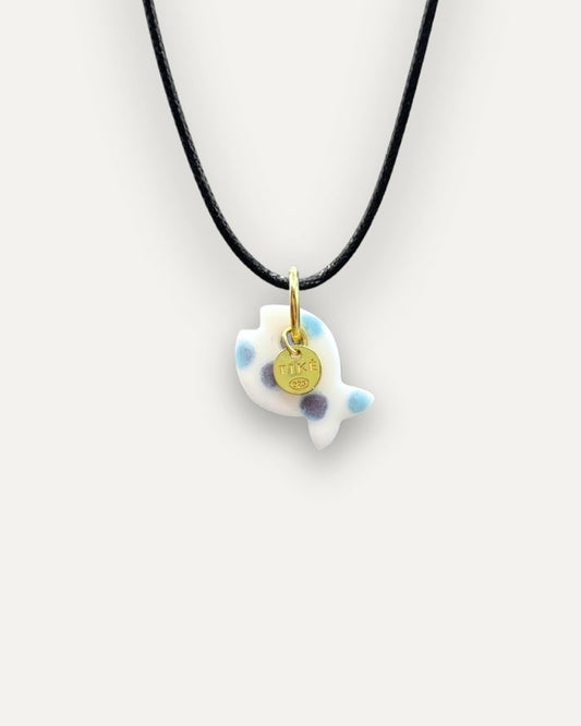 Charms - Porcellana Pesce Azzurro Melange Pallini