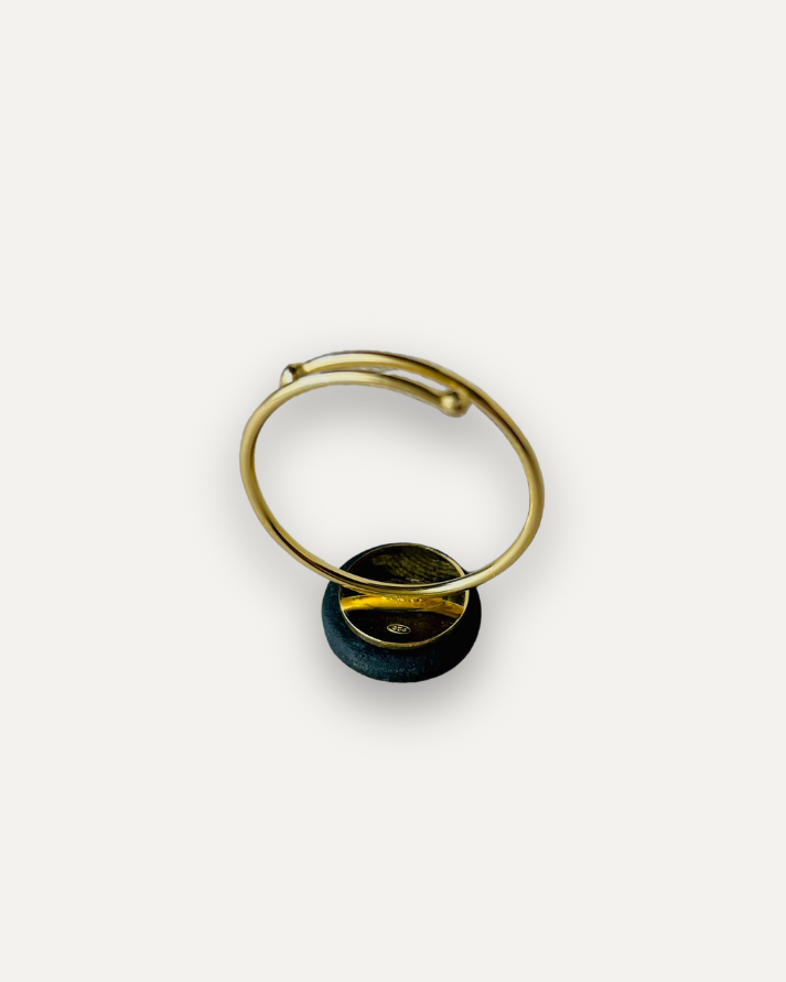 Anello Essential Porcellana Nera