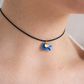 Charms - Porcellana Pesce Blu Tinta Unita