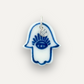 Charm - Mano di Fatima Grande Blu ciondolo in Porcellana
