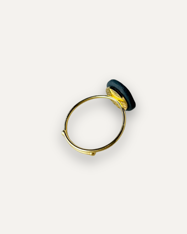 Anello Essential Porcellana Nera