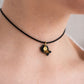 Charms - Porcellana Pesce Nero Lisca