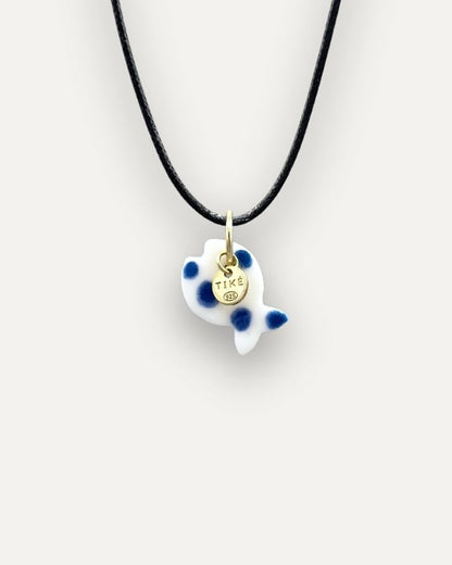 Charms - Porcellana Pesce Blu Pallini