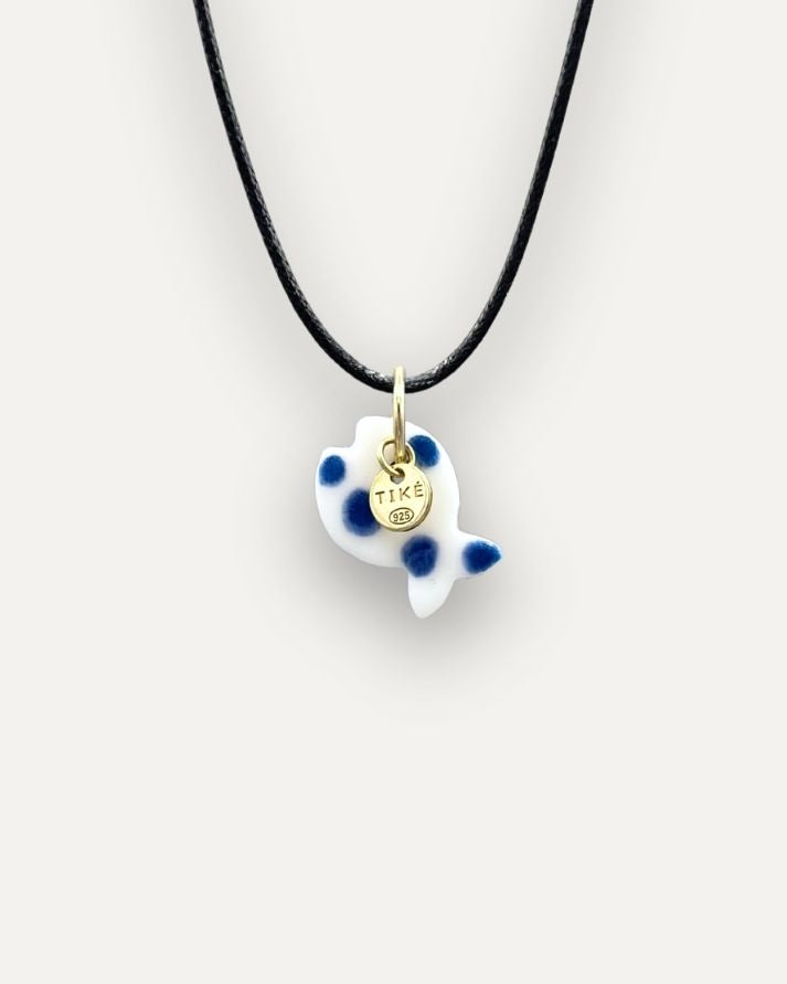 Charms - Porcellana Pesce Blu Pallini