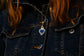Collana Ciondolo Cuore Blu Con Catena, Placcato Argento 925 - Gioiello Simulato, Ideale Regalo - Foto 3